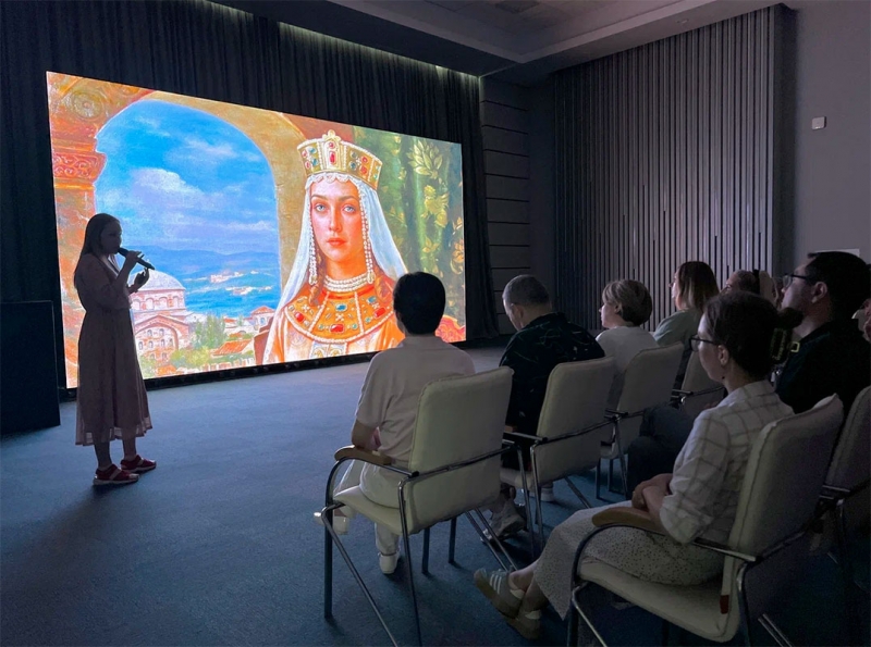 В рамках события была представлена премьера бенто-сериала «Россия – Моя история. Херсонес»