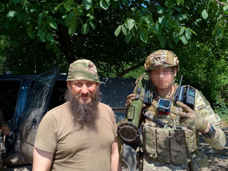 Курганский священник Михаил Шушарин несколько месяцев служил капелланом в зоне СВО