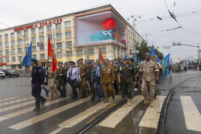 Ветераны ВДВ пройдут по центру Екатеринбурга