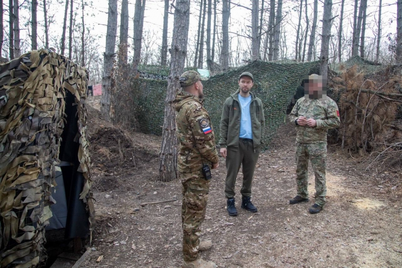 Депутат посетил наших бойцов на передовой
