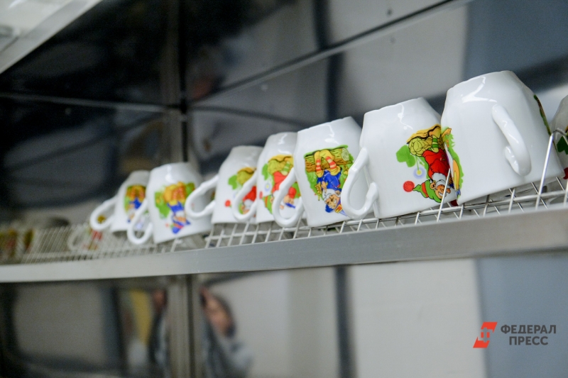 Посуда в детском саду