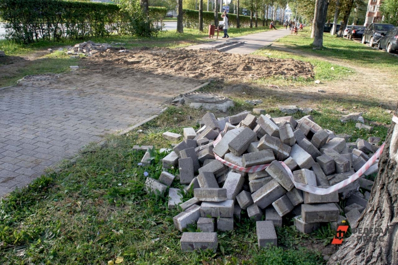 Ремонт тротуара