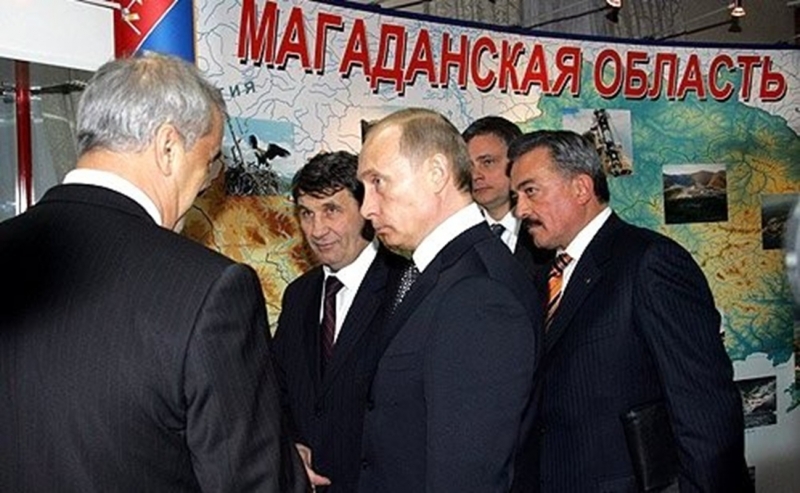 Владимир Путин на Колыме в 2005 году