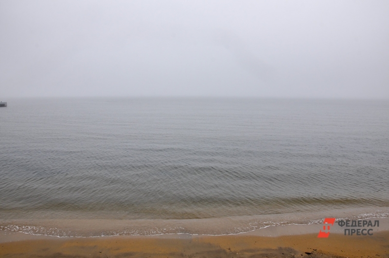 Дождь на море