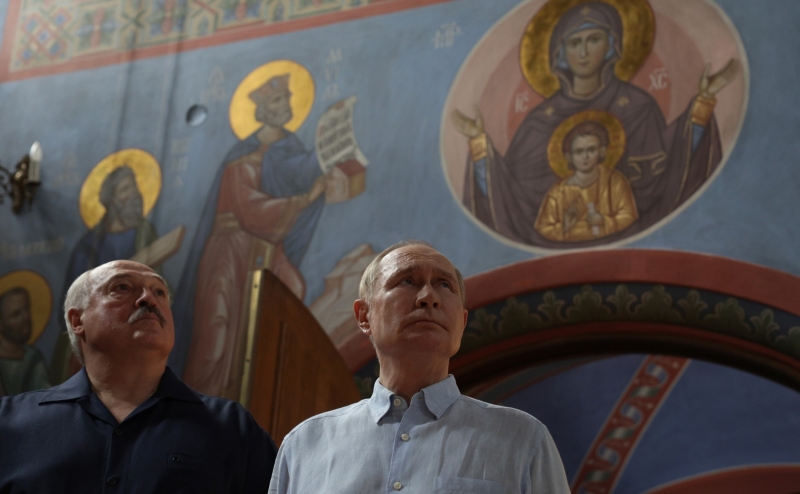 Путин и Лукашенко
