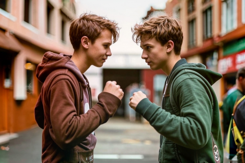 Два подростка