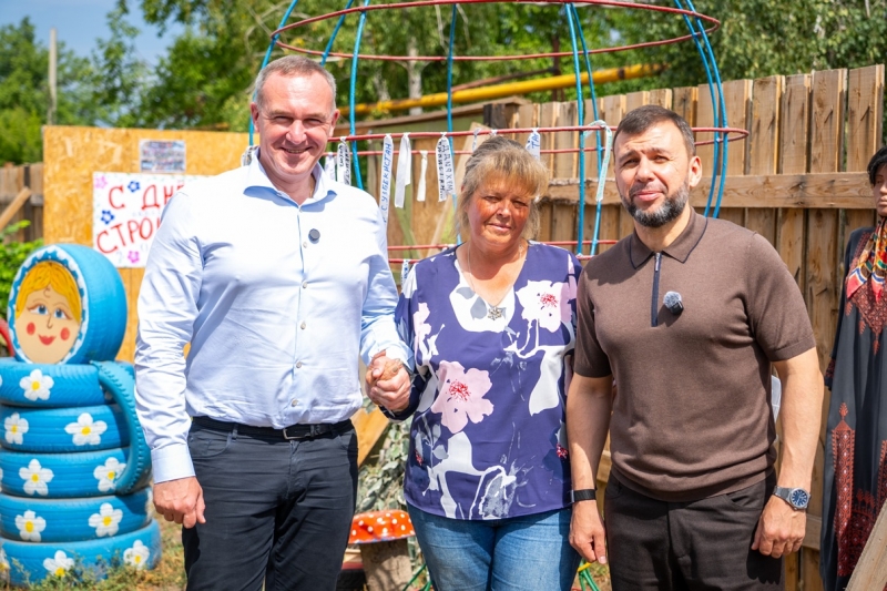 Руслан Кухарук и Денис Пушилин провели выездное совещание на Донбассе