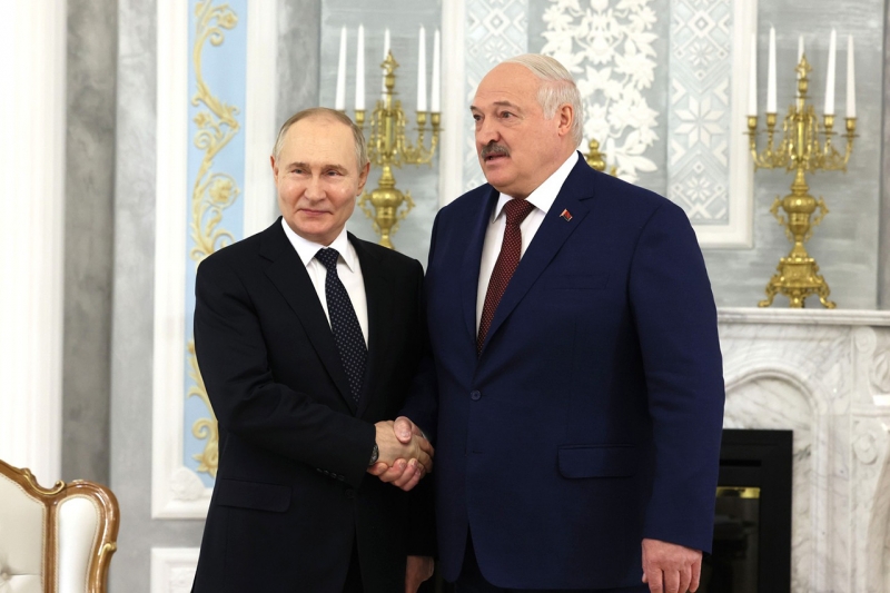 владимир путин и александр лукашенко