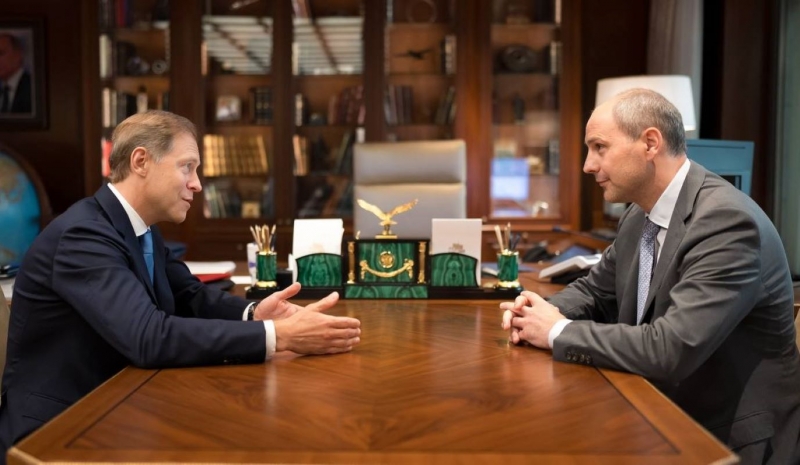 Денис Мантуров и Денис Паслер