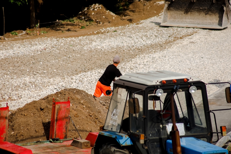 Строительство дороги