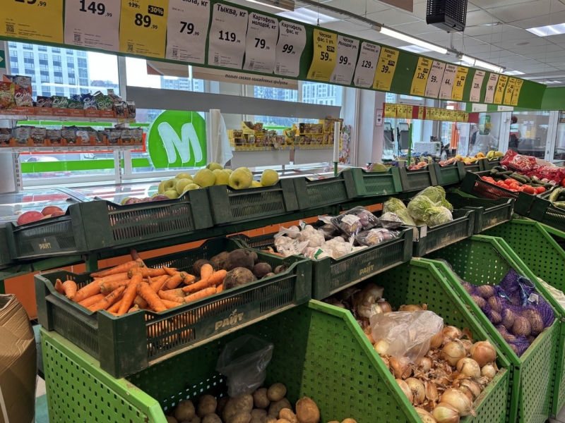 В Свердловской области дешевеют сезонные овощи