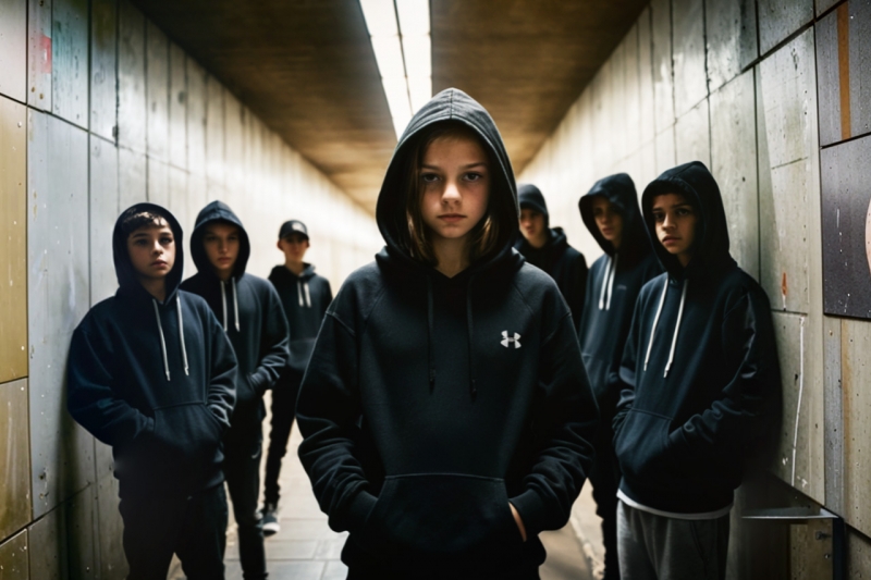 Толпа подростков напала на пожилого мужчину