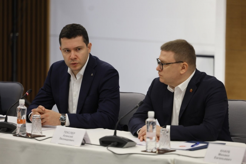 Алексей Текслер и Антон Алиханов