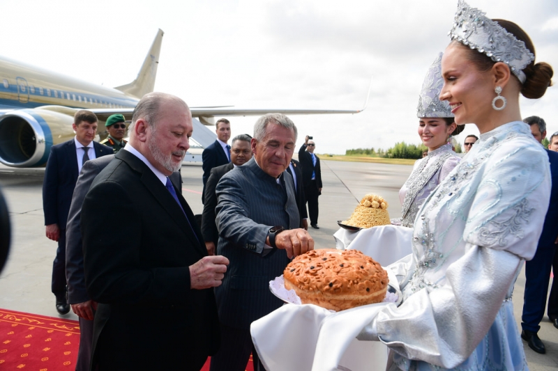 Минниханов и султан Ибрагим