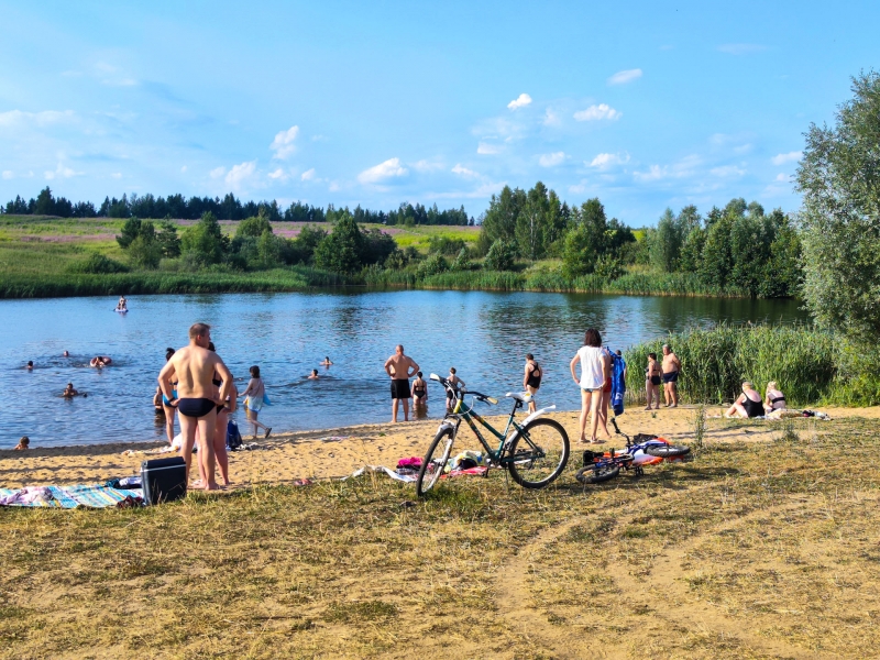 Купание в реке