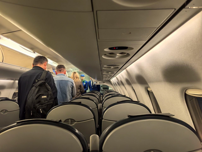 Пассажирские места в самолете