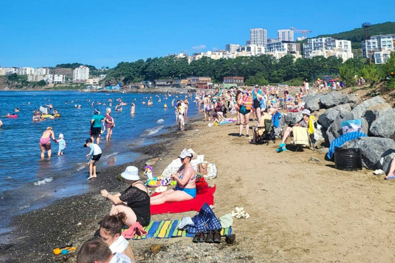 Пляж во Владивостоке