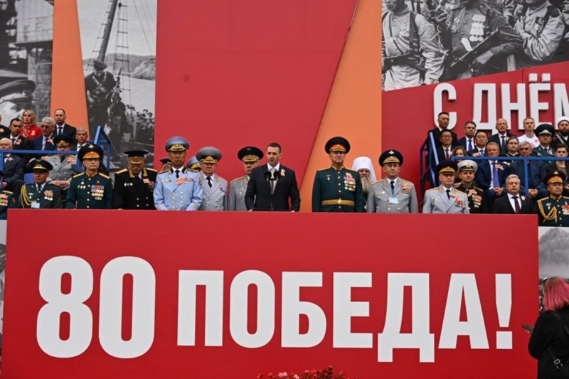 Военный парад в Хабаровске