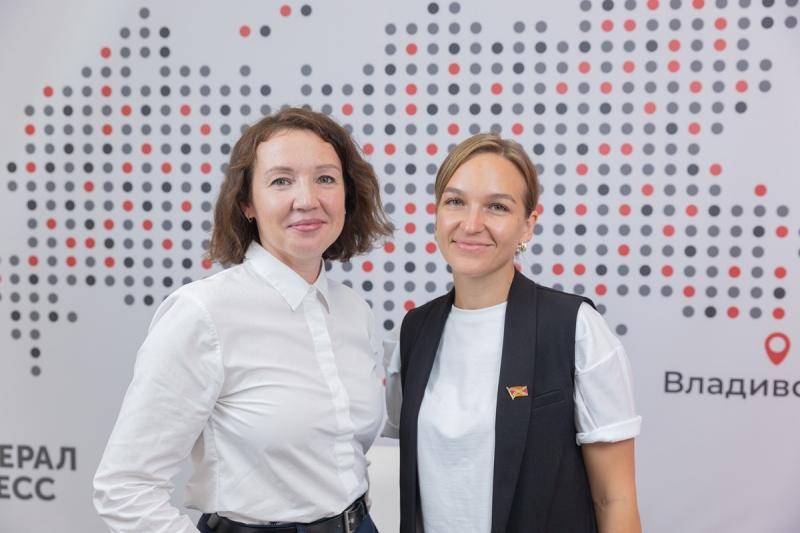 Мария Лагунова на интервью