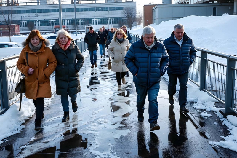 снег с дождем