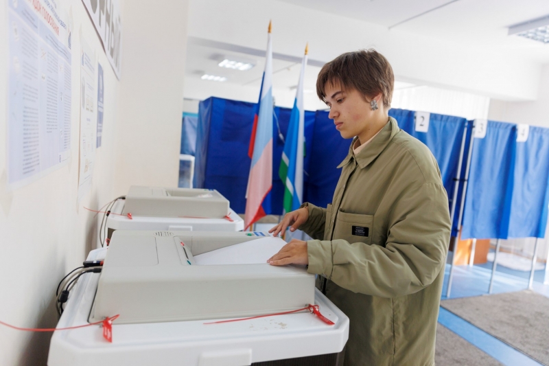 Избиратель на выборах