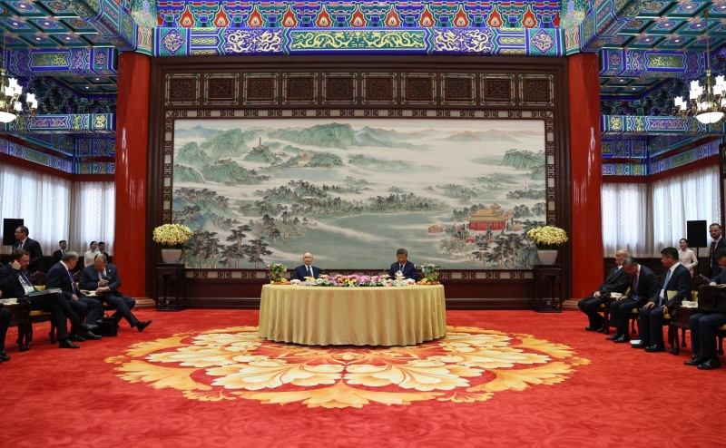 Переговоры Путина и Си Цзиньпина