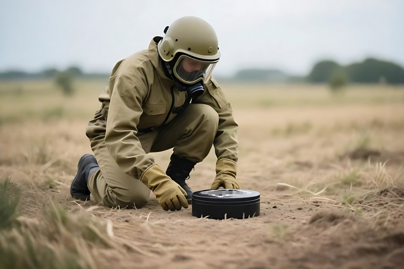 военные, боец