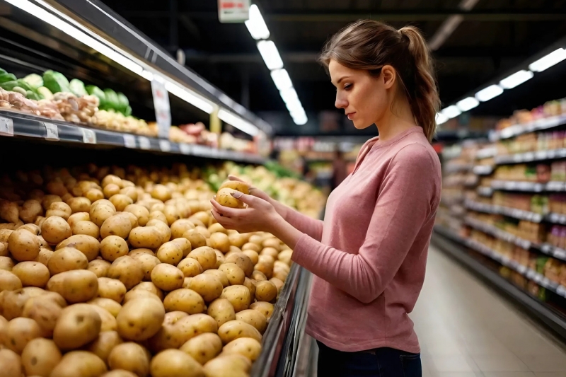 магазин, картофель