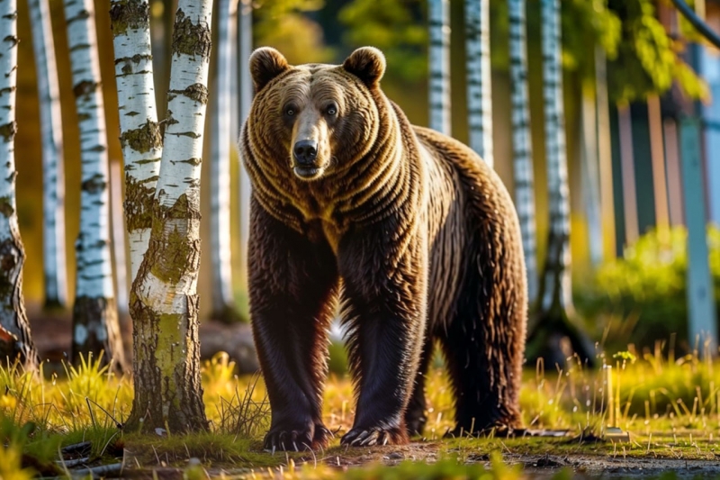 бурый медведь