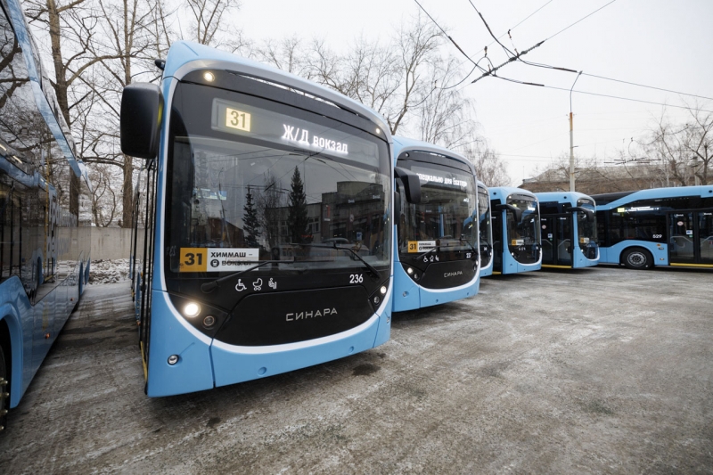 Новые троллейбусы в Екатеринбурге