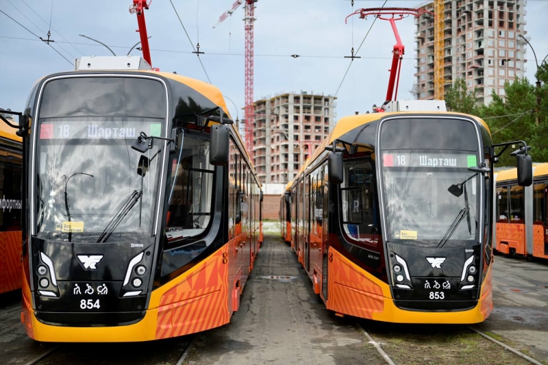 Новые трамваи