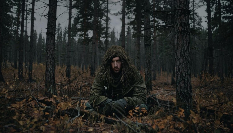 Преступник скрывается в лесу