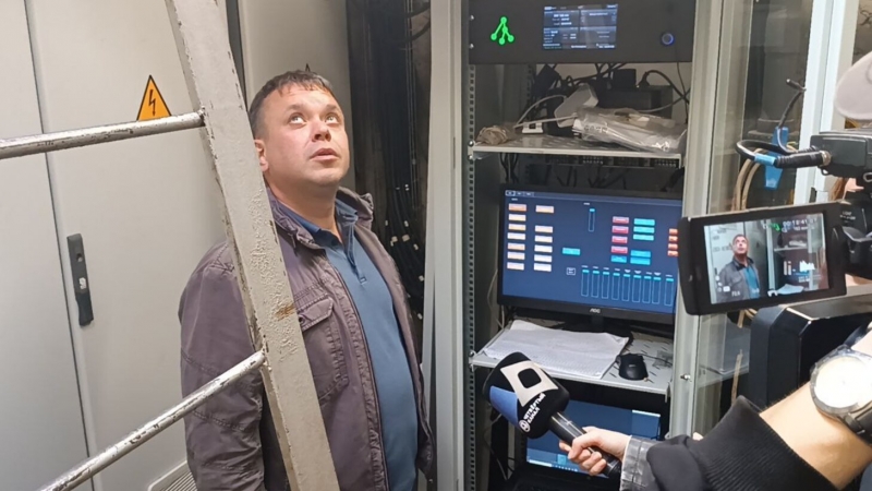 Аппаратная фонтана в Историческом сквере (находится под землей)