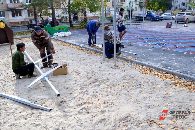 Благоустройство двора