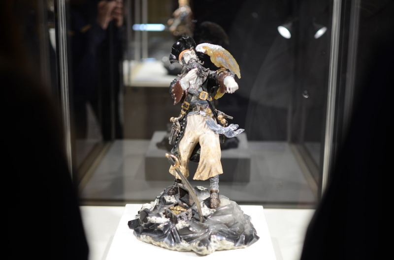 Композиция «Фламенко» выполнена мастерами Академии камнерезного искусства Григория Пономарева в 2025 году