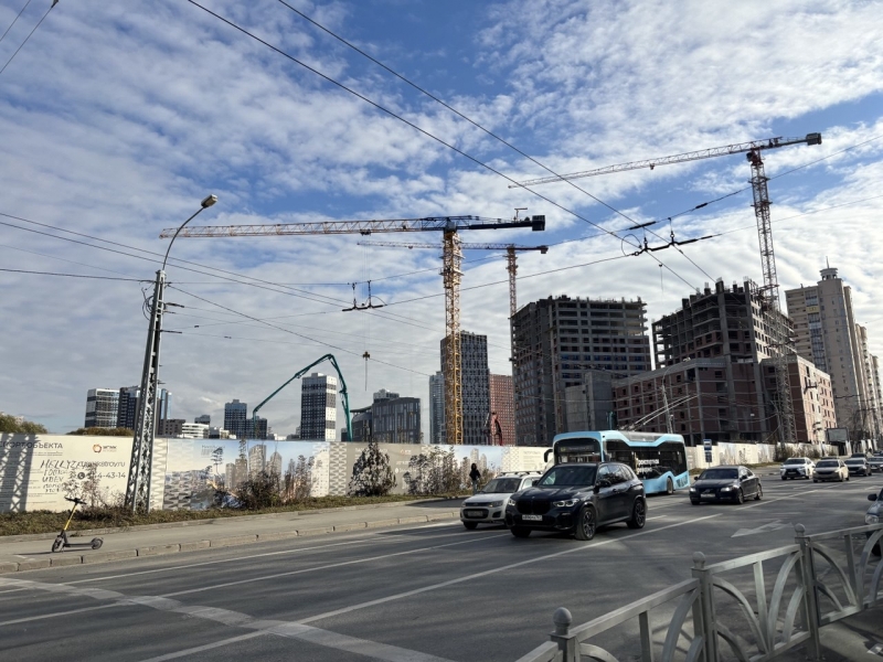 Екатеринбург продолжает активно строиться