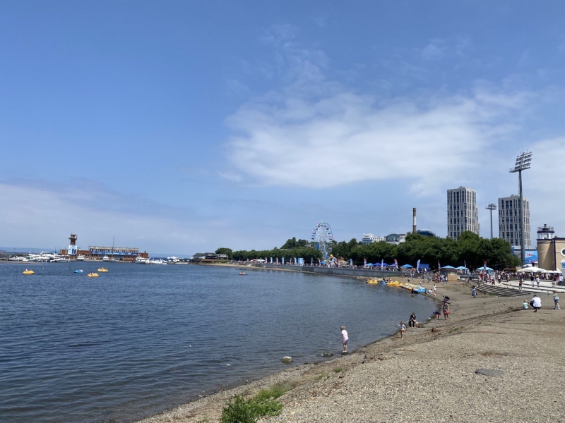 Пляж Владивостока