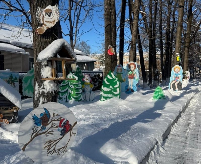 Территория детского сада