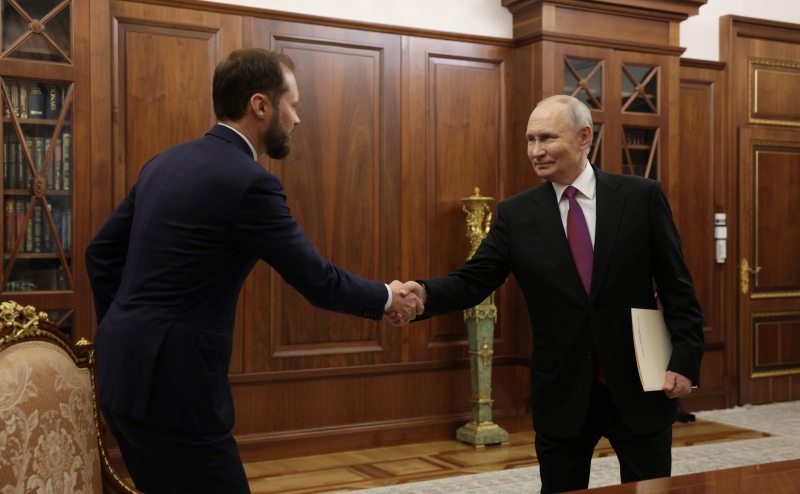 Владимир Путин и Виталий Королев