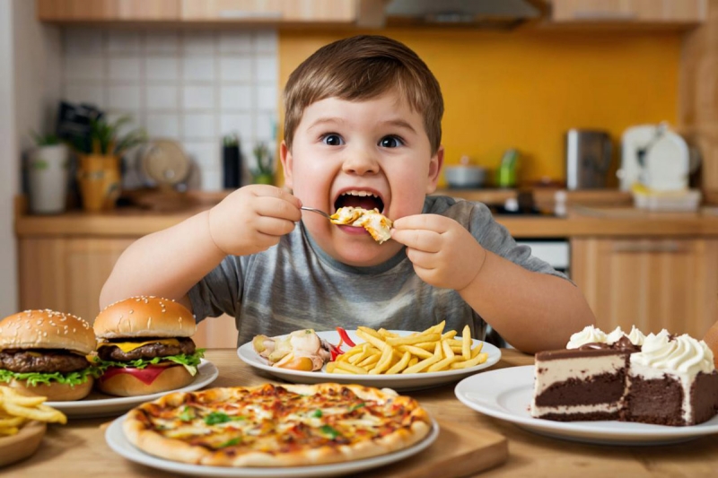 Число детей с ожирением растет на 2-3% ежегодно