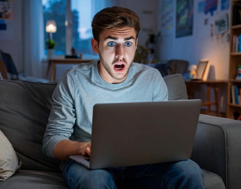 Зритель, ноутбук