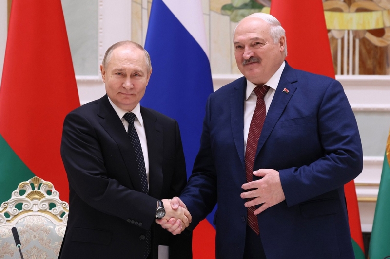 Владимир Путин и Александр Лукашенко