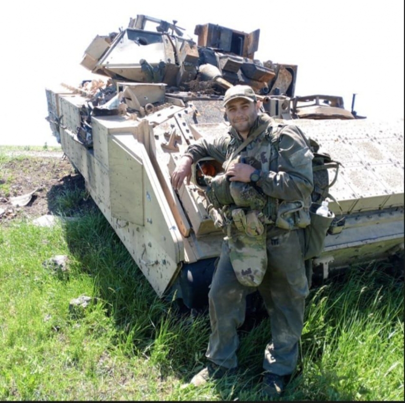 Сергей Хаит на передовой