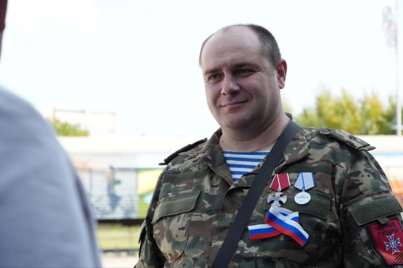 Сергей Хайт в военной форме