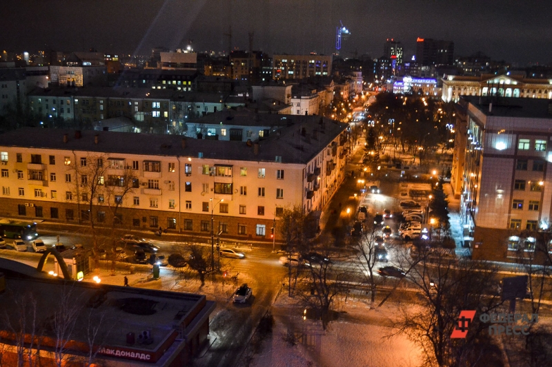 ночная Тюмень