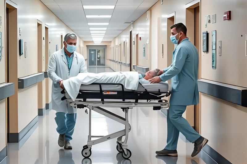 Пациент на каталке