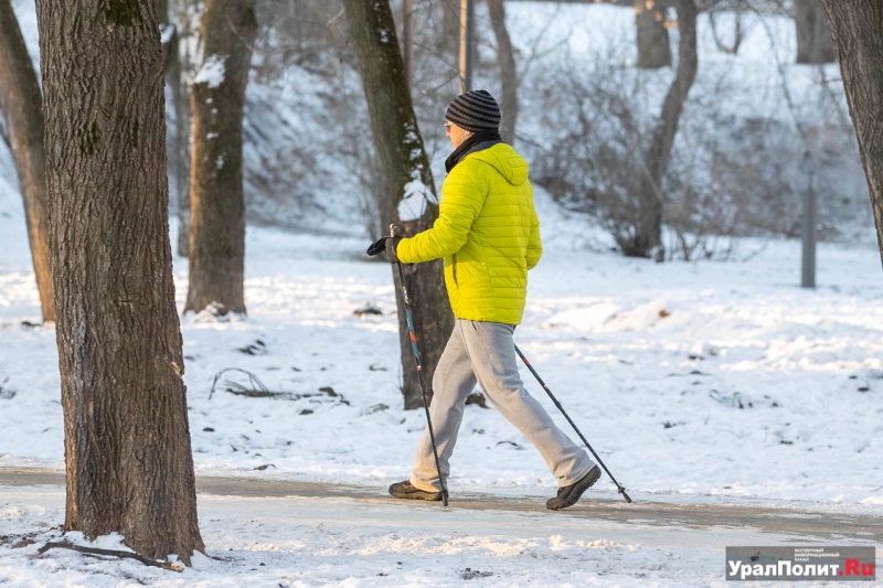 Человек в парке