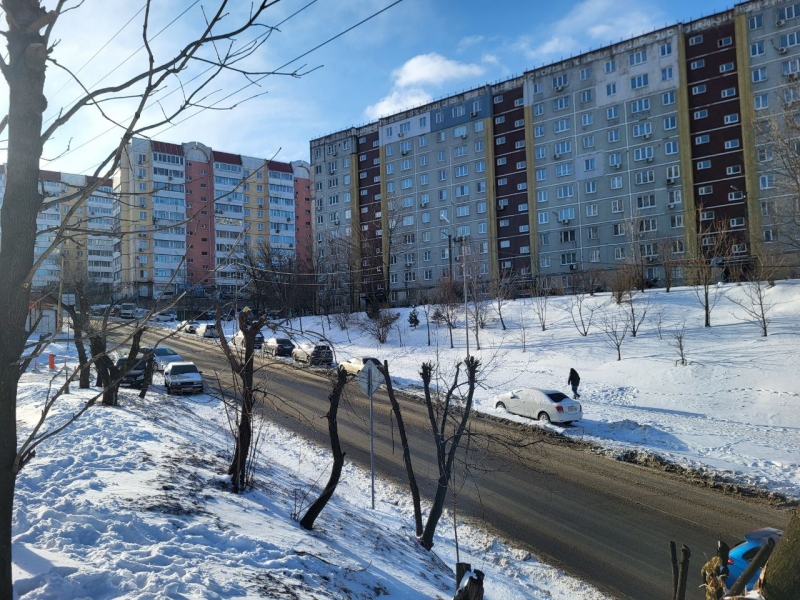 Снег во Владивостоке