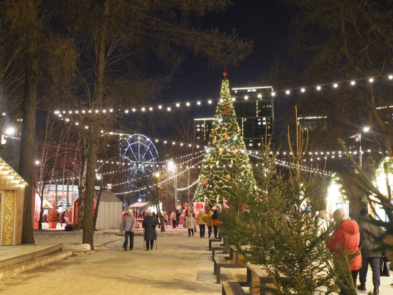 Елка в ЦПКиО