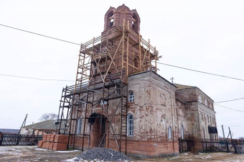 Храм Николая Чудотворца в селе Каменозерском получил новую жизнь